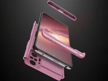 Rose gold GKK 360º case for Xiaomi Redmi Note 10 Pro (M2101K6G) / Xiaomi Redmi Note 10 Pro Max
